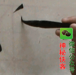 宋徽宗瘦金体基本笔画入门教程动态图
