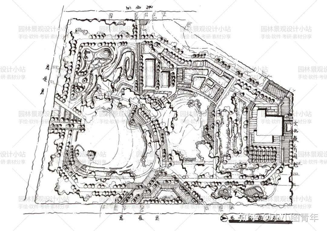 真题解密丨2020河北农大风景园林某城市社区公园景观规划设计