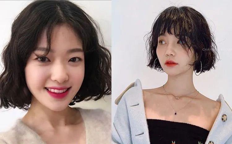 2020韩式发型7大女生发型参考:锁骨直发,复古卷发,波浪卷发,外翘短发.