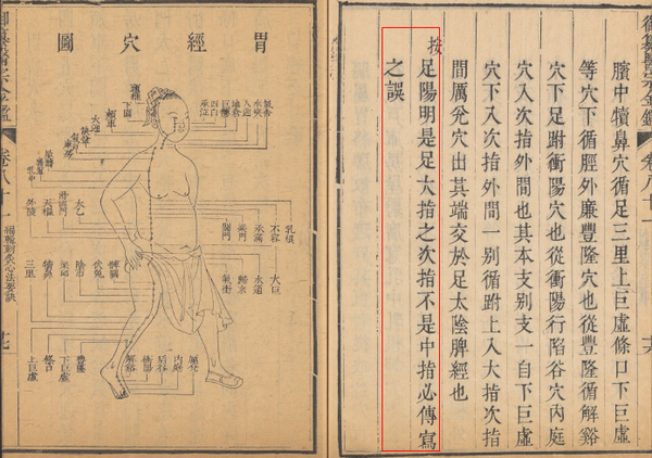 足阳明胃经循行不经过足大趾次趾,为什么它的井穴厉兑