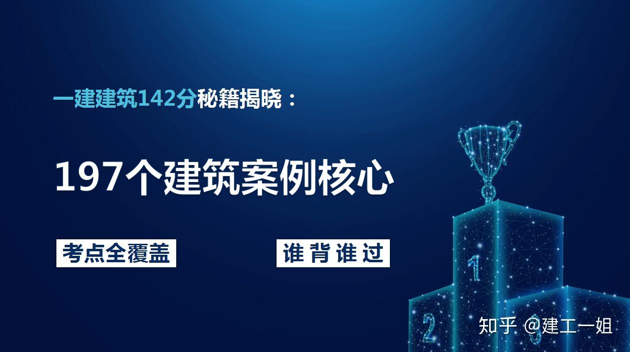 建议考友背一建学霸整的197个建筑核心属实得劲我1遍就过了