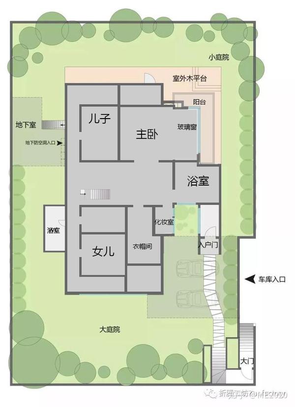 奥斯卡最佳影片《寄生虫》亿万豪宅设计合理推敲优化
