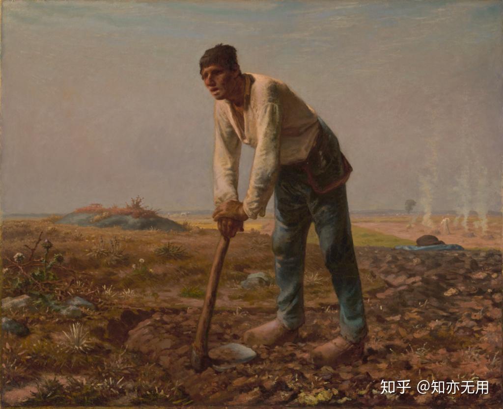 [woman and child in a landscape《休息的收割者[harvesters