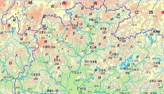 南岭越城岭都庞岭萌渚岭骑田岭和大庾岭它们相互离得挺远是谁首先将