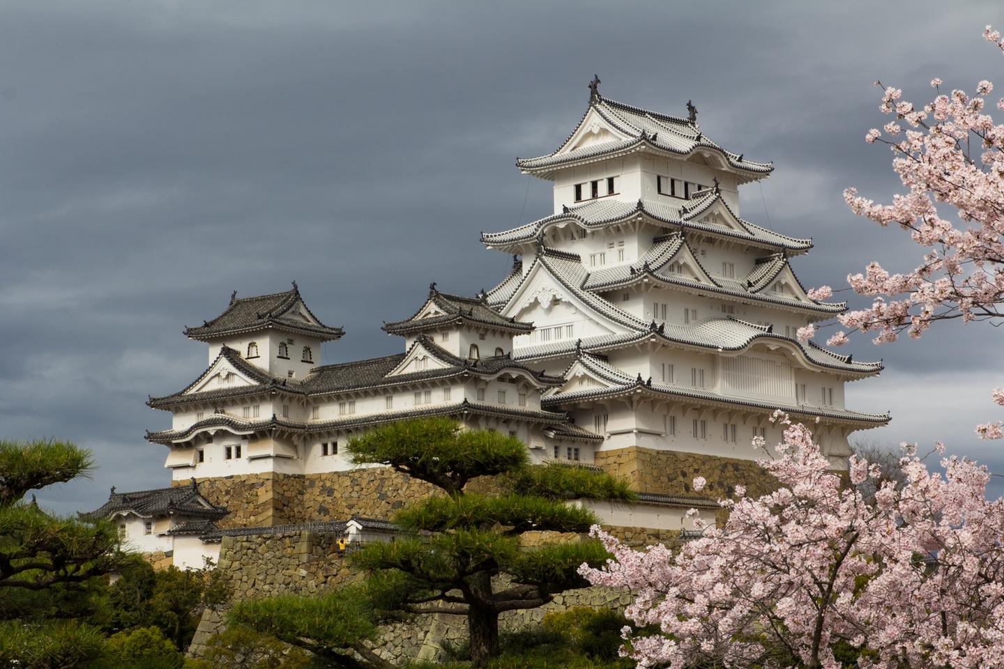 欧洲之外最值得一游的5座城堡建筑,日本姬路城好美
