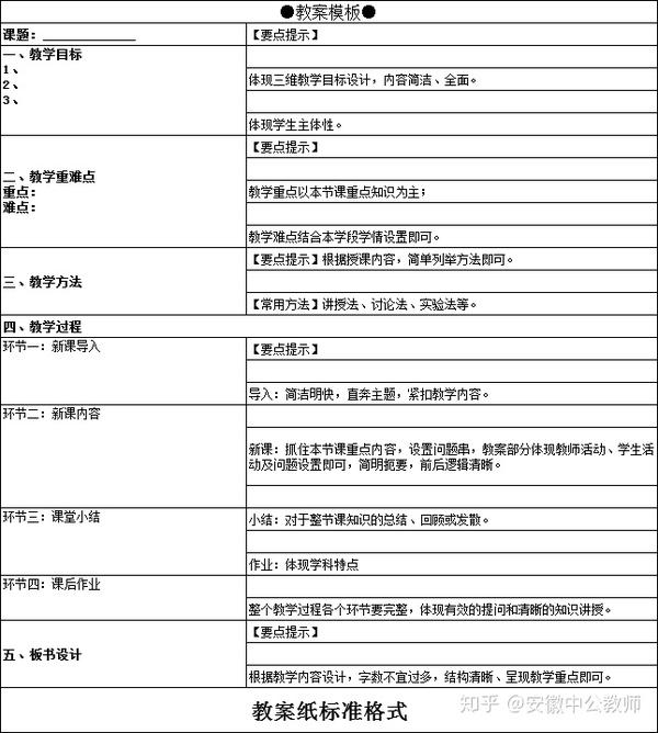 小学语文教师资格证面试教案模板_教师资格面试教案模板_高校教师应聘试讲-教案模板