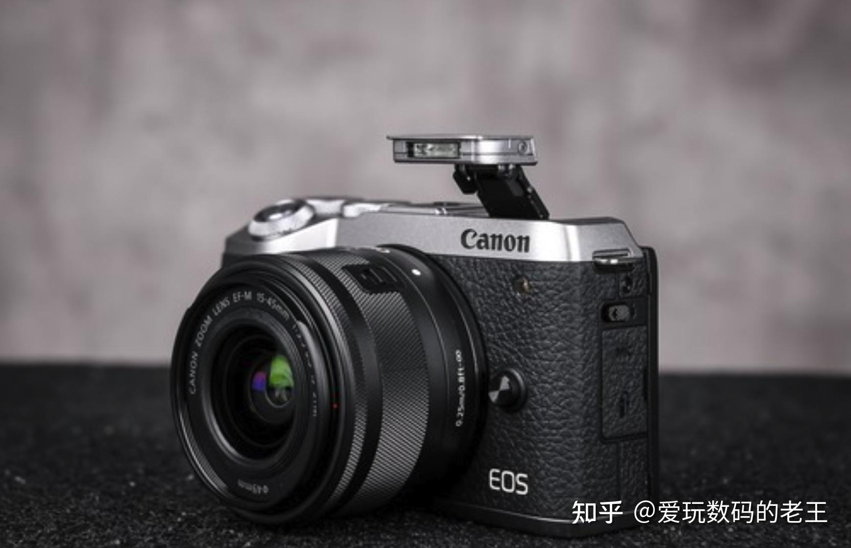 佳能eos m6 ii微单相机(银色)15-45mm镜头