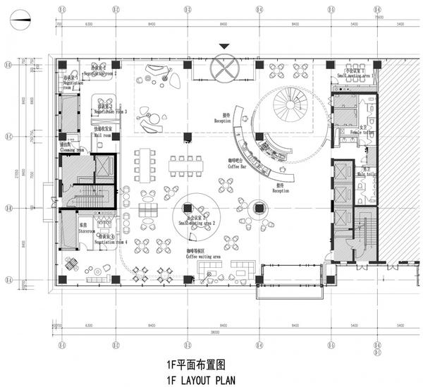 新氧科技对会议&培训室的需求高质多量,设计师在每个办公层设置不同