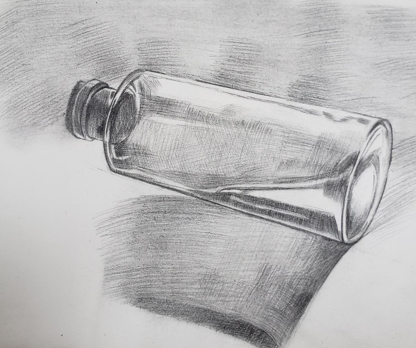 素描—玻璃瓶