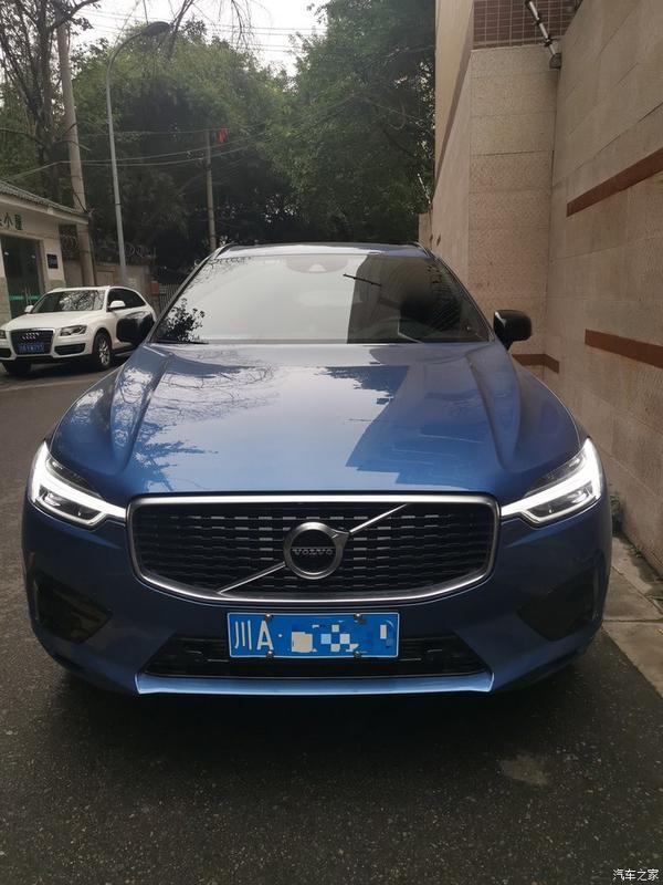 2020款xc60t5焰影蓝rd配空气悬架购车用车详细作业