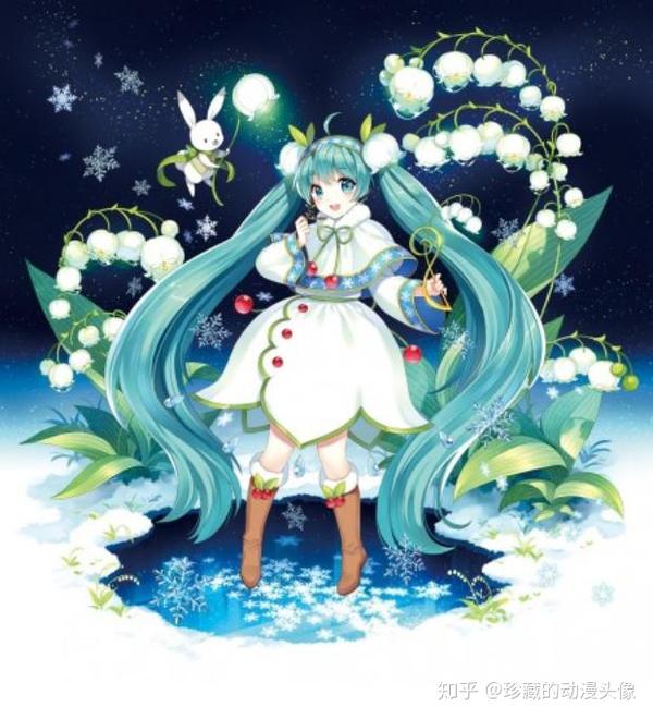 精美的动漫壁纸:来自二次元的公主殿下,灵动可爱的初音未来!