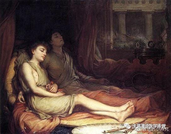 睡神许普诺斯hypnos是黑夜女神倪克斯nyx的儿子,死神桑纳托斯thanatos