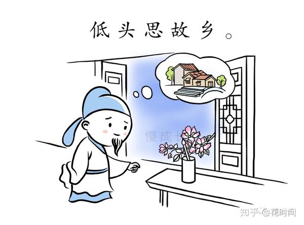 【漫画诗词】静夜思:床前明月光的"床",竟有这些含义!