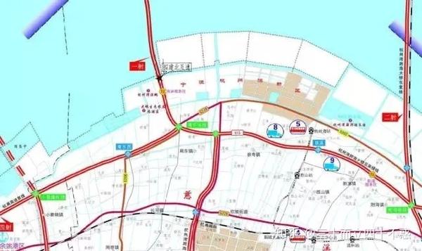 宁波杭州湾新区北互通工程规划图