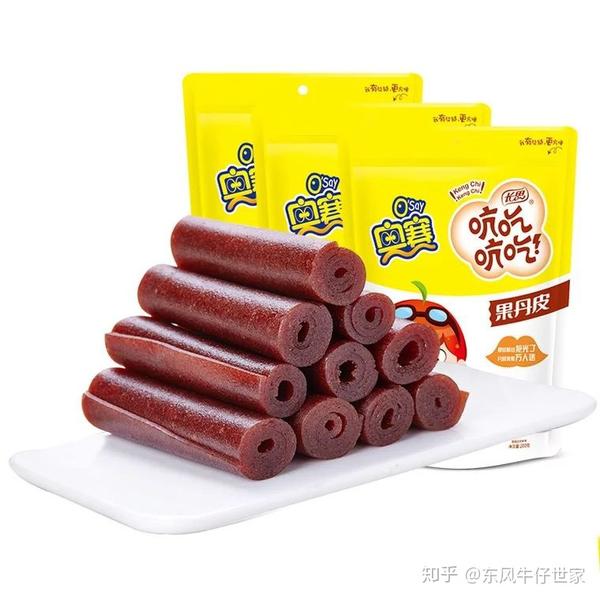 果丹皮,山楂制品. 我长大才知道这玩意和山楂零食是一个东西