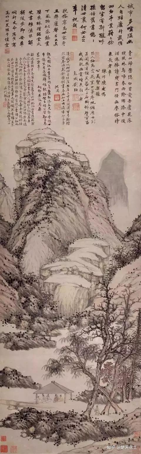 明朝著名画家沈周山水画欣赏