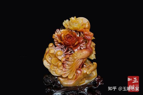 玉雕名家 作品【凤穿牡丹】