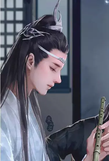 男子的抹额会比女子的简洁一些