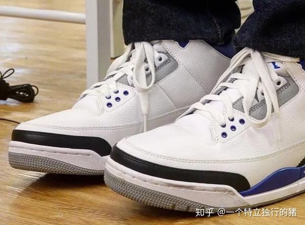 比aj1大闪电还稀有aj3藤原浩闪电联名开箱测评