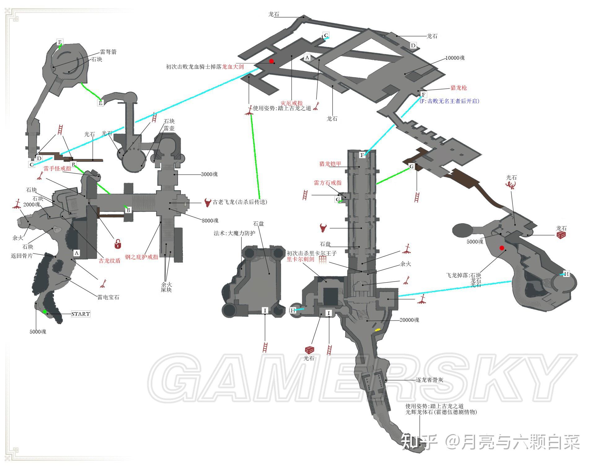 黑暗之魂123的完整地图是什么样的