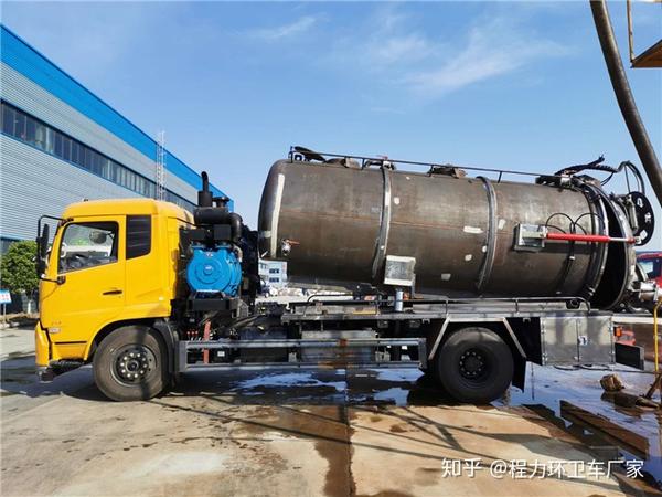 8立方吸污车真空吸污车淤泥泥浆抽吸车