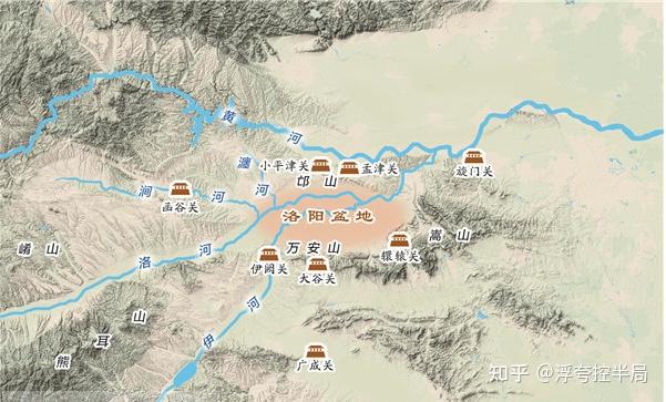 所以,洛阳盆地及周边地区成为了早期华夏王朝非常理想的定都之地.