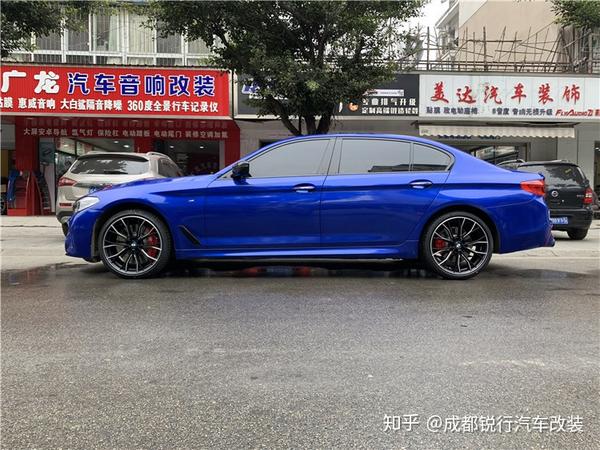 宝马新5系525g38改装m5大包围669m轮毂ap8520刹车
