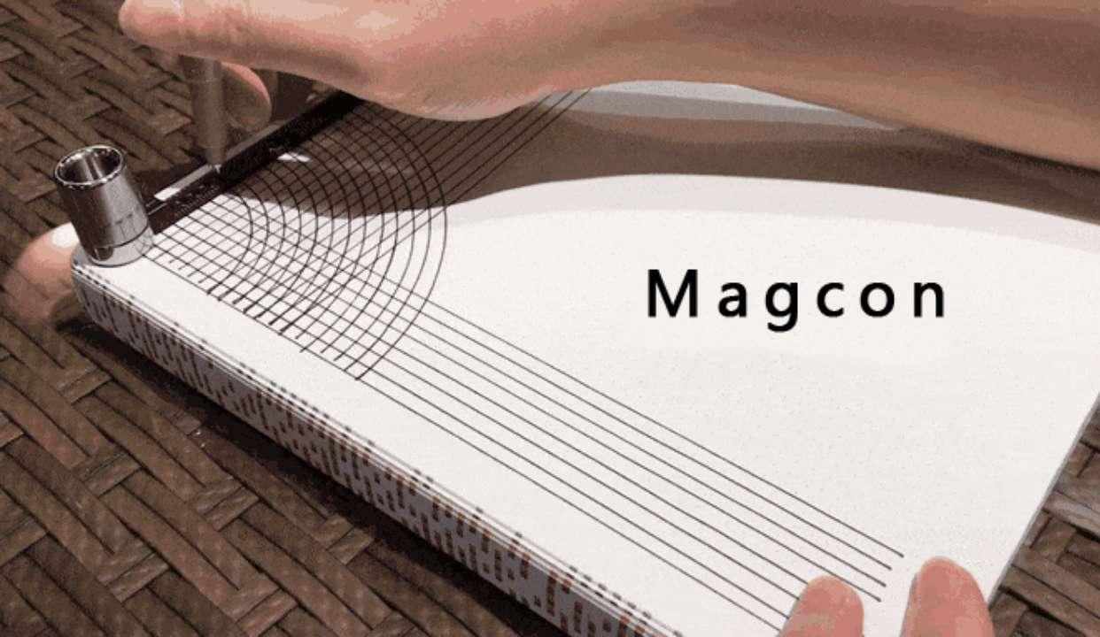 1 人 赞同了该文章 magcon 是一款高度便携的多功能绘图尺,它具有比