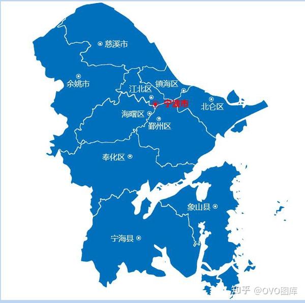 浙江省地图及地级市地图ppt可编辑模板