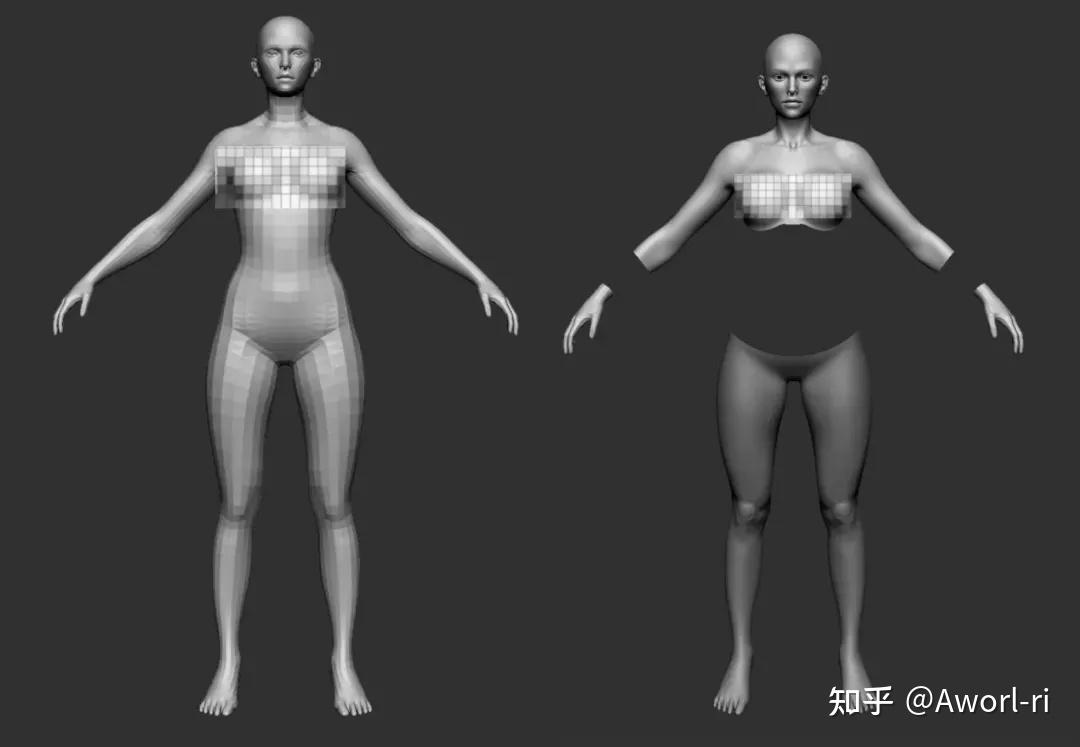 次世代女战士角色模型制作分享