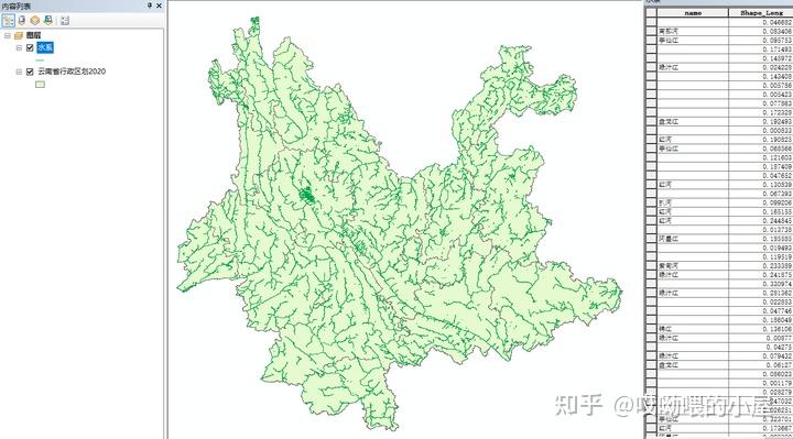 云南省河网水系数据:如下图:陕西省行政区划(2020,城市一,二,三,四级