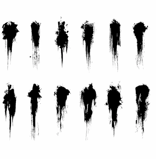 84款ps毛笔笔触字体 psd源文件,一键安装,送给有需要的你们