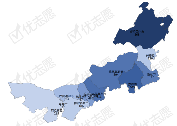 2021年内蒙古公务员考试职位分析法院检察院学历要求较高69