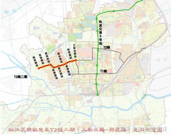 出炉 松江去交通委网站截图 一起来看线路和站点规划 t2线二期是已建