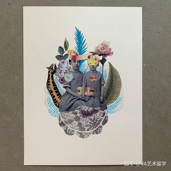 va艺术工坊第8期开学季奋斗slogan艺术拼贴画报diy