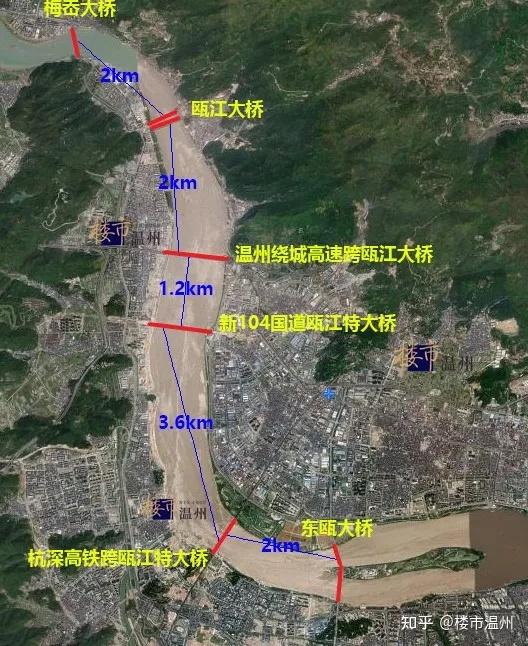 温州七都二桥府东路过江通道一批瓯江桥隧或将开建