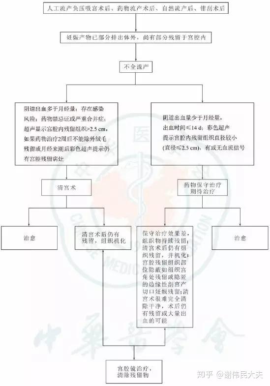 图1 不全流产诊治流程 温馨 提示 如需要资料原文,可微信扫一扫添加