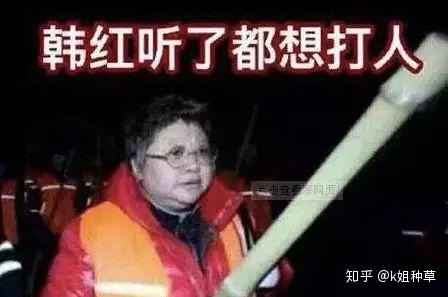 韩红有个很出名的表情包