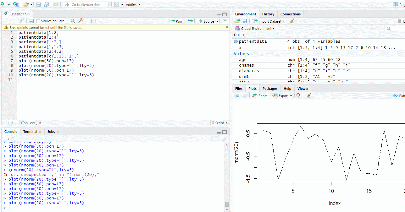 r语言入门简明笔记02