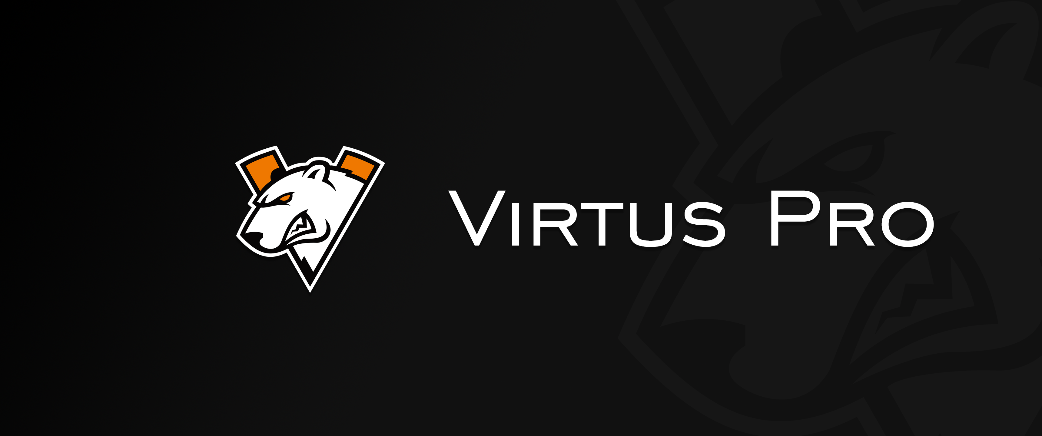 今天分享一张virtus pro战队的黑色简约壁纸