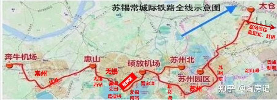 ①苏锡常都市快线:与嘉闵线一起盘活太仓,科教新城,娄江新城再度起飞