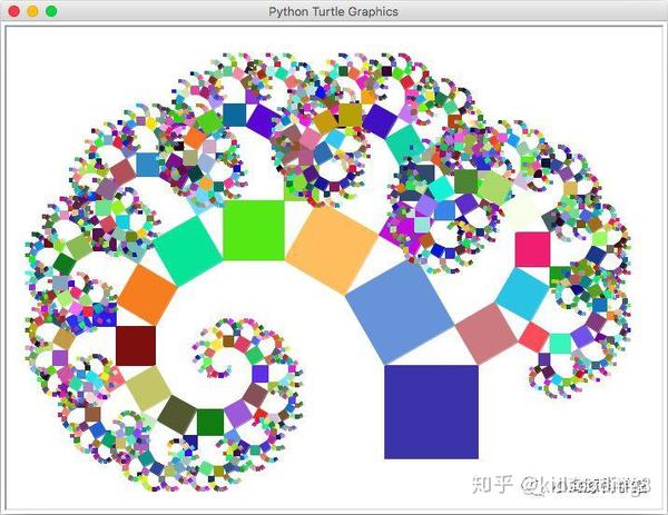 趣味编程,用scratch和python画勾股树