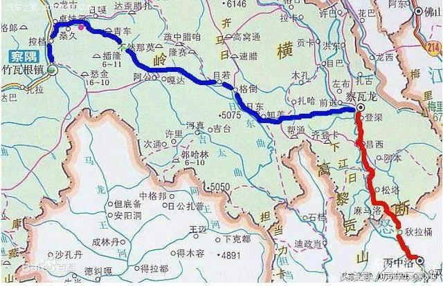 因为是从云南的丙中洛经西藏的察瓦龙至察隅,所以国内驴友们便给这条