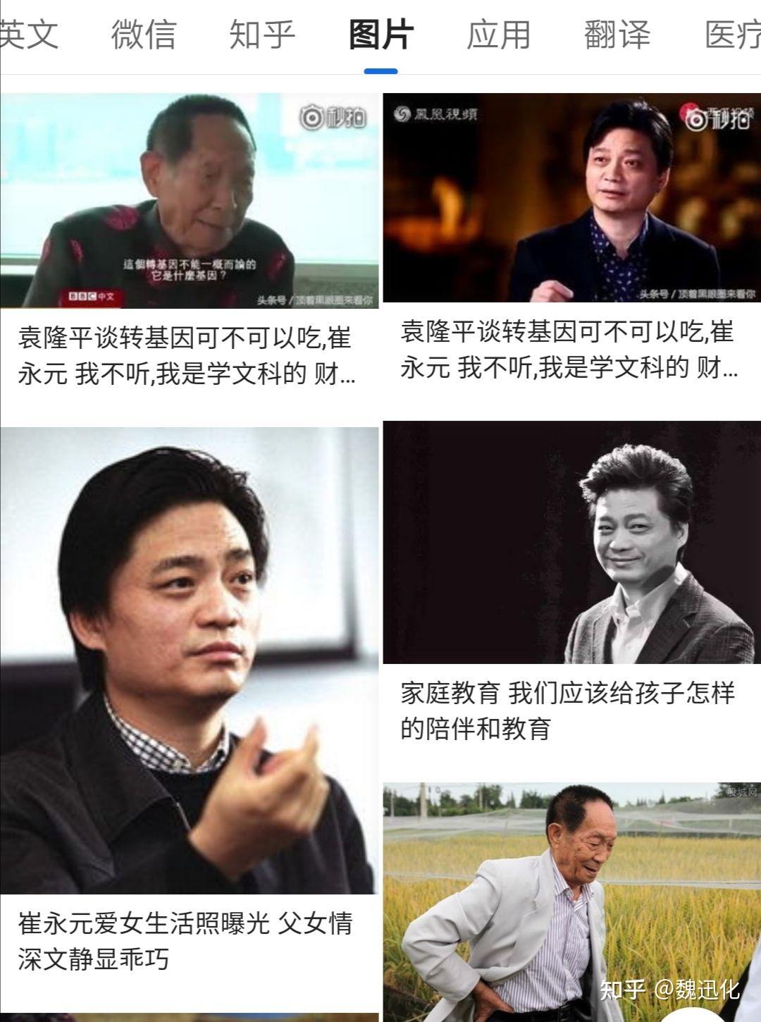 关于崔永元与袁隆平,以及转基因