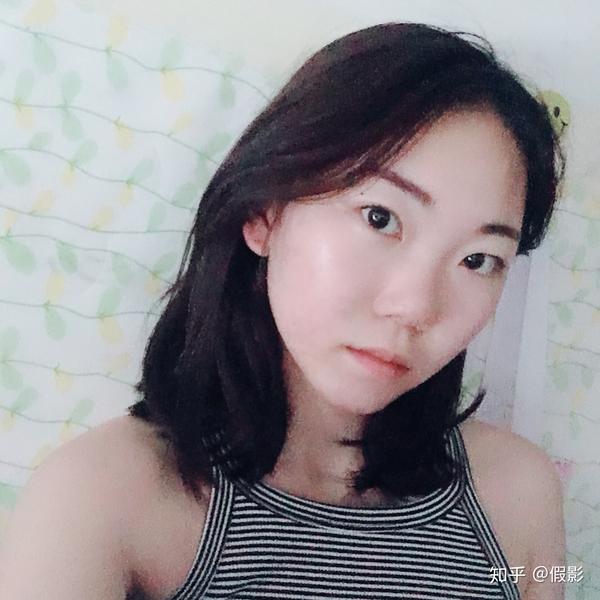 素颜 当然也有水分 用了美颜
