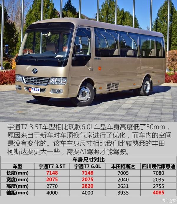 品质级商务接待用车 拍宇通t7 3.5t