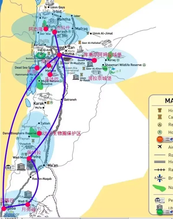 bkk曼谷,hkg香港,pvg上海) 地图,约旦游玩的地方主要有首都安曼,死海图片
