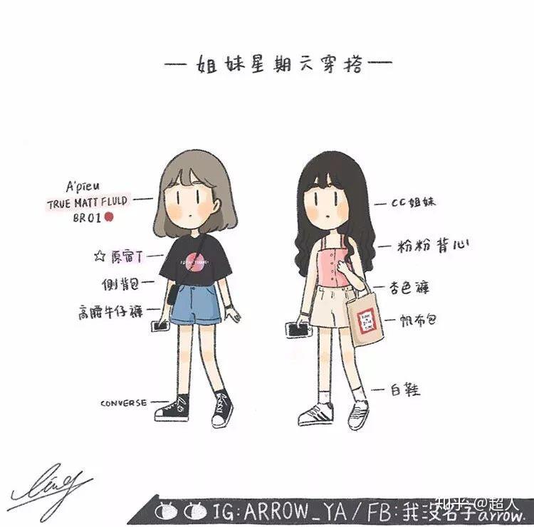 又会画画又会穿衣的矮个子姑娘