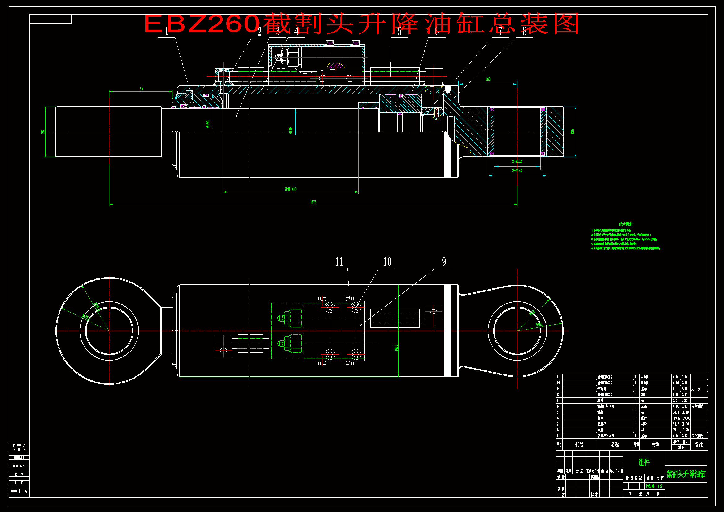 ebz260掘进机液压系统设计(论文 cad图纸)