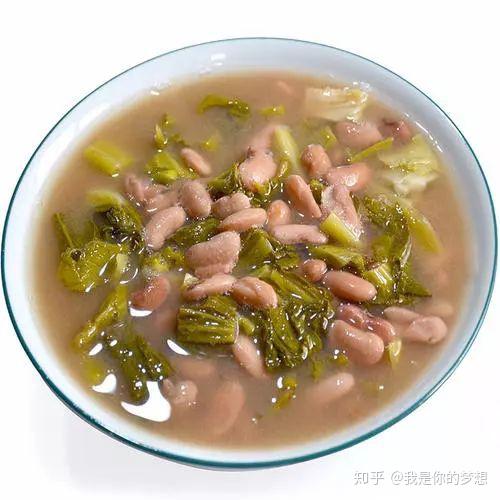 酸菜豆米汤